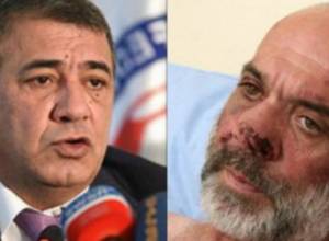 Confrontation between Ruben Hayrapetyan and freedom fighter