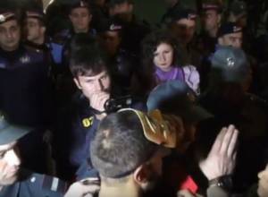 Clashes between participants of Anonymous march and policemen