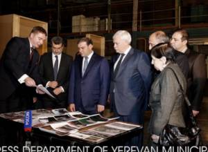 Тарон Маргарян посетил киностудию “Ленфильм”