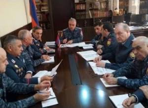 Оперативный штаб полиции провел заседание