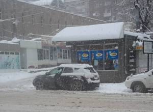 Ереван под слоем снега/ фотографии