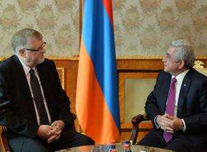 There is no military solution to the NK issue: Serzh Sargsyan receives EU official