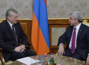 Серж Саргсян принял генерального секретаря ОДКБ Николая Бордюжу