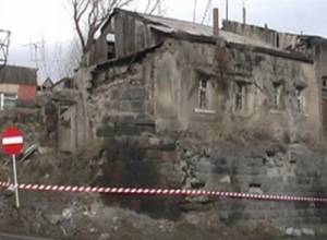 Очередной обвал в Гюмри