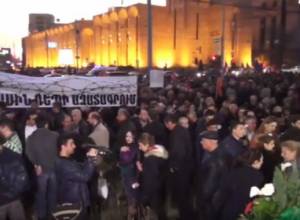 Rally-march of 6 political forces ended