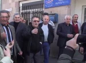 Marmarashen villagers protest against North-South Road Program