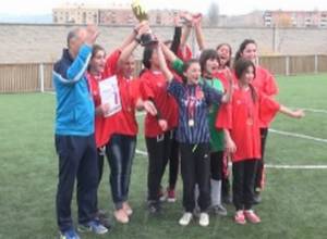 Girls in Gyumri like football