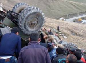 One serviceman dies, 6 other get injured as military vehicle rolls into canyon