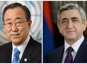 Бан Ки мун продлил свой визит в Армению