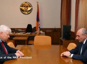 Bako Sahakyan receives Andrzej Kasprzyk