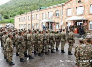Президент Арцаха на месте ознакомился с ходом службы солдат