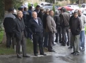 Rally in Vanadzor: employees demand their salaries