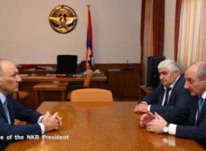 Artsakh President meets with Armenian Minister of Finance