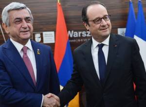 Serzh Sargsyan, François Hollande discuss Karabakh issue