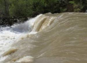 В результате дождя затоплены домики вблизи реки Тандзут