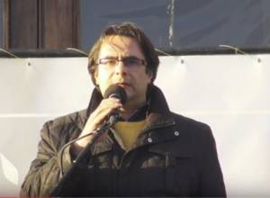 Andrias Ghukasyan gives explanations to investigator