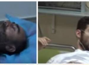 Pavel Manukyan still connected to artificial ventilation apparatus