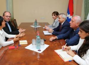 Председатель НС НКР принял делегацию Свободного Альянса Европы