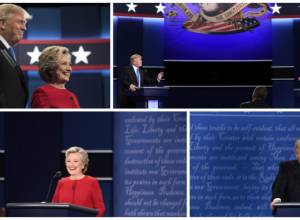 First presidential debate: Clinton and Trump face off in first presidential debate