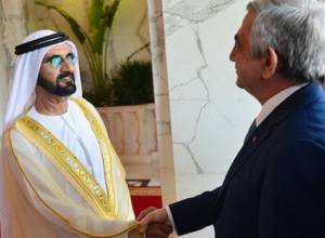 Serzh Sargsyan meets with Emir of Dubai Sheikh Mohammed bin Rashid Al Maktoum