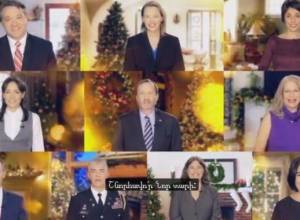 Новогодние послания посла США Милза и сотрудников посольства