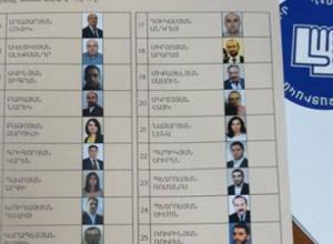 Известен пропорциональный список партии “Гражданский договор”: Aravot