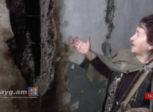 Բնակիչները լքում են երկրաշարժից վթարային դարձած շենքը