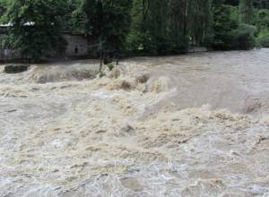 В реку Дебед упал автомобиль