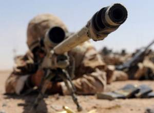 Azerbaijan employs sniper rifle on Karabakh border