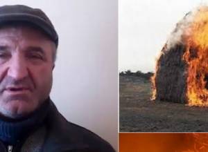 Поджог стоги стена в «сильно пьяном состоянии»