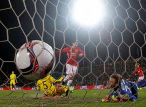 Rostov v Man Utd Europa League game ends 1:1