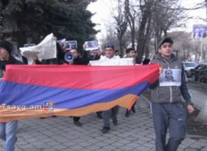 March in Gyumri in memory of “Bringer of bread”