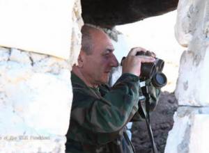 Бако Саакян посетил карабахско-азербайджанскую границу