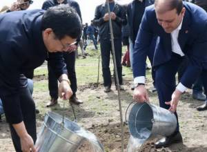 В субботнике принимают участие и дипломаты