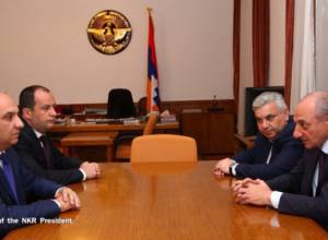 Бако Саакян принял военного прокурора РА