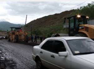 Հիմնանորոգվում է Հաղարծինով անցնող ճանապարհի մի հատվածը