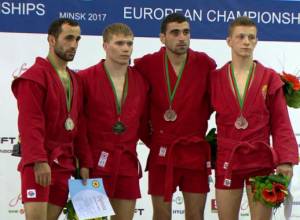 3 самбиста из Армении – медалисты Европы