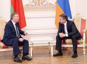 Карен Карапетян в Казани встретился с премьер-министром Беларуси