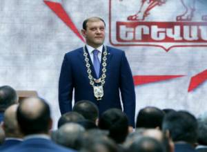 Re-inauguration of Yerevan Mayor: photos