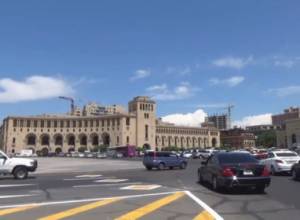 Հանրապետության հրապարակում՝ երթևեկության կանոնների փոփոխություն