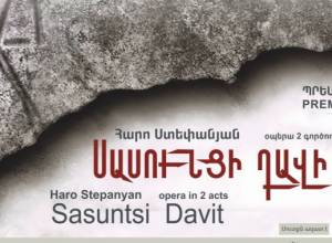 Sasuntsi Davit in Shushi