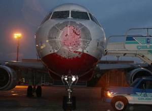 Heroic act by pilot of plane damaged in hail