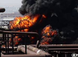 Крупный пожар на территории «Наирит»-а