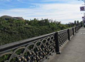 Девушка с подозрительным поведением пыталась броситься с Киевского моста