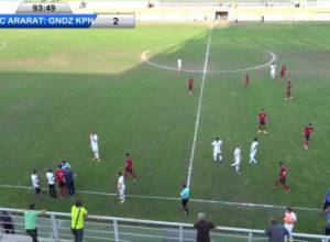 Ինչու անավարտ մնաց  «Արարատ» - «Գանձասար-Կապան» առաջնության խաղը