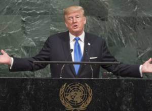 Трамп поклялся с кафедры ООН «полностью уничтожить» Северную Корею