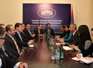 Foreign Minister of Artsakh Received Members of California State Legislature