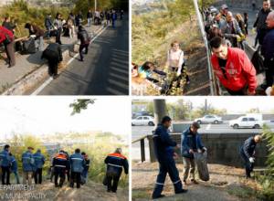 В Ереване общегородской субботник