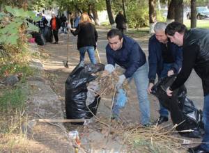 Citywide cleanup in Yerevan