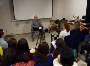 The books are people who tell their personal stories